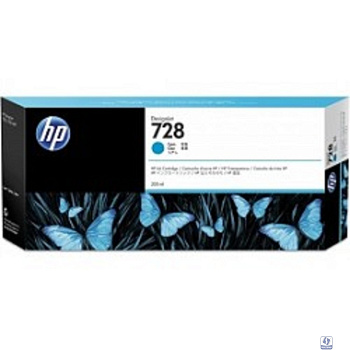HP F9K17A Картридж №728, Cyan 
