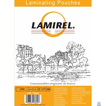 Lamirel Пленка для ламинирования CRC-78660(01) (А4, 125мкм, 100 шт.)