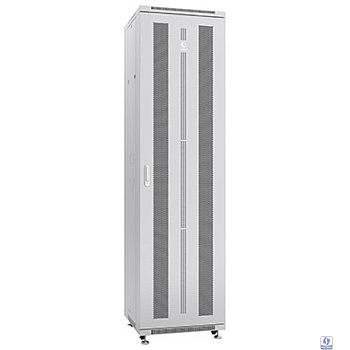 Cabeus ND-05C-47U60/100 Шкаф монтажный телекоммуникационный 19" напольный, 47U 600x1000x2277mm (ШхГхВ) передняя и задняя перф. двери, ручка с замком, цвет серый (RAL 7035)