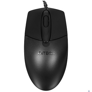Мышь проводная A4Tech OP-720S black (USB, оптическая, silent, 1200dpi, 2but) (OP-720S)