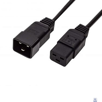 Filum Кабель питания С19-C20, 3х1.5мм, 220В, 16A, чёрный, 1.8м [FL-PC16-C19-C20-1.8M] (873355)