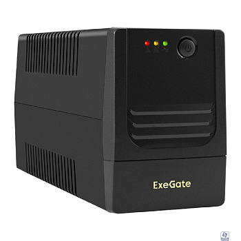 Exegate EX299749RUS ИБП ExeGate Power NB-600.LED.AVR.4C13 (600VA/360W, LED, AVR, 4*C13, батарея 12V 7.2Ah, Black)