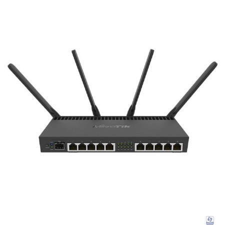 MikroTik RB4011iGS+5HacQ2HnD-IN Маршрутизатор беспроводной,  1.4ГГц, 4 ядра, 1GB RAM, 512MB NAND, 10x 10/100/1000 LAN, 1 SFP+, 2,4Ghz/5Ghz, 802.11a/b/g/n/ac