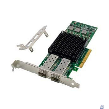 ORIENT XWT-BM810PE8 SFP, Сетевая карта PCI-Ex8 v2.0 2xSFP+ 10GbE Server NIC, Broadcom BCM57810 chipset, 10/1 Гбит/с, 2 планки крепления (33189)