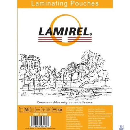 Lamirel Пленка для ламинирования LA/CRC-78662 (А6, 125мкм, 100 шт.)  