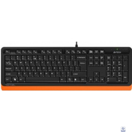 Клавиатура A-4Tech Fstyler FK10 ORANGE черный/оранжевый USB [1147534]