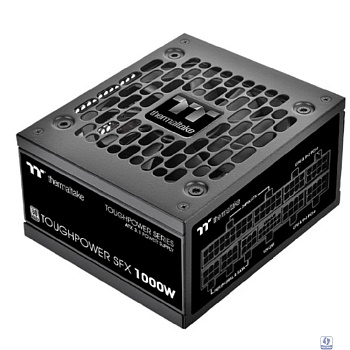 Блок питания Thermaltake Toughpower SFX 1000W /Fully Modular/Non Light/Full Range/Analog/80 Plus Gold/EU/100% JP CAP/All Flat Cables/Gen 5