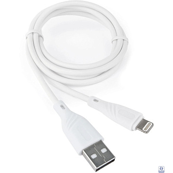 Cablexpert Кабель для Apple AM/Lightning, 2.1А, медь, Mobile1, 1м, белый, коробка (CCB-USB-AMAPO1-1MW)