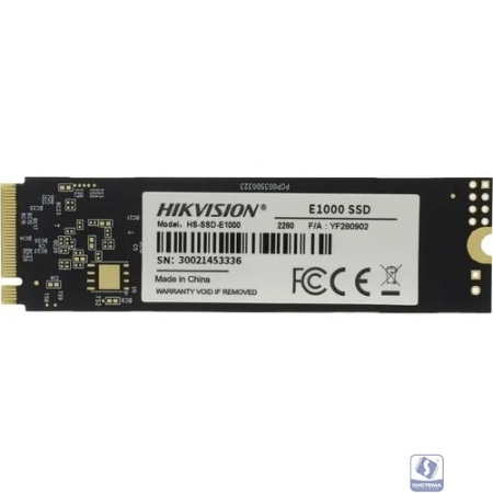 Накопитель SSD Hikvision SATA III 512Gb HS-SSD-E1000/512G M.2 2280