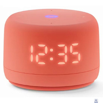 Яндекс Станция Лайт 2 (с часами) Коралловый [YNDX-00026ORG]