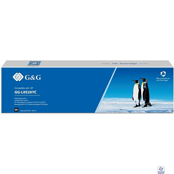 Картридж струйный G&G GG-L0S20YC 976YC черный (465мл) для HP PW Pro 577/552/ Enterprise 556/586