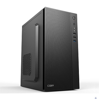 CBR Корпус mATX Minitower MX12, без БП, 1*USB 3.0, 2*USB 2.0, HD Audio+Mic, Black [PCC-MATX-MX12-WPSU]