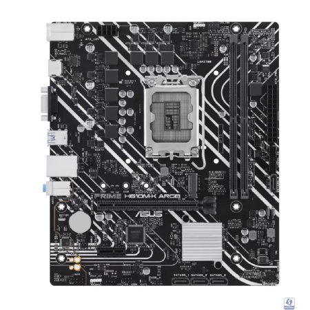 ASUS PRIME H610M-K ARGB (Socket 1700, mATX, 2xDDR5(96GB), VGA/HDMI 2.1, 1xPCIe 4.0x16/1xPCIe 3.0, 1xLAN, 4xSATA 6Gb/s, 1xM.2, 2xUSB 3.2, 4xUSB 2.0, 1xPS/2)