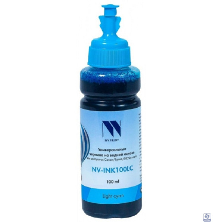 Чернила NV PRINT универсальные на водной основе для аппаратов Epson (100ml) Light Cyan