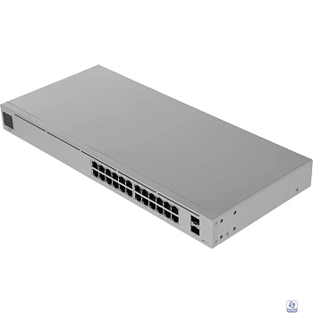 UBIQUITI USW-24-POE PoE-коммутатор в стойку, 24х 1G RJ45, 2х SFP, раздача 95 Вт