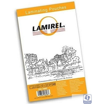 Пленка для ламинирования Fellowes 125мкм (100шт) глянцевая 54x86мм Lamirel (LA-78665)