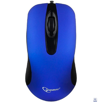 Gembird MOP-400-B dark blue USB, 1000DPI, бесшумный клик