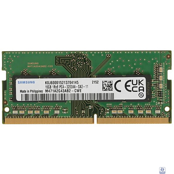 Samsung DDR4 16GB UNB SODIMM 3200 1Rx8, 1.2V M471A2G43AB2-CWE