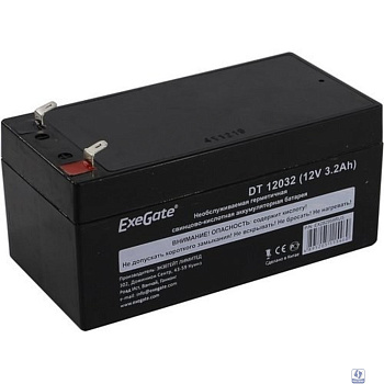 Exegate EX282958RUS Аккумуляторная батарея DT 12032 (12V 3.2Ah, клеммы F1)