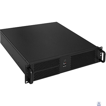 Exegate EX264269RUS Серверный корпус Exegate Pro 2U390-04 <RM 19",  высота 2U, глубина 390, без БП, USB>