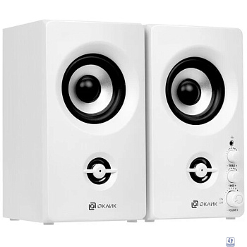 Oklick Колонки Оклик OK-164 2.0 белый 30Вт
