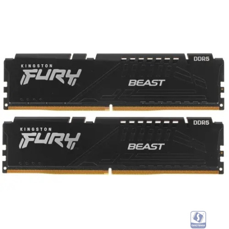 Kingston DDR5 DIMM 64GB Kit (2x32Gb) 5200 MT/s CL40 KF552C40BBK2-64