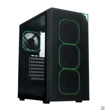 Корпус XASTRA  A408 4ARGB Black ATX/Mesh/Screwless full-size TG / 4x120mm ARGB PWM FG fans/ A408-4FG12A
