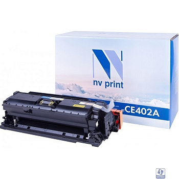 NV Print CE402A Картридж для HP CLJ Color M551/M551n/M551dn/M551xh5 (6000 стр.) жёлтый, с чипом