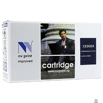 NVPrint CE505X Картридж  для LaserJet P2055, черный, 6500 стр.