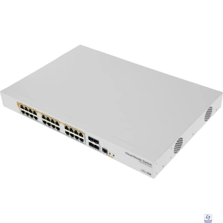 MikroTik CRS328-24P-4S+RM Коммутатор управляемый, с поддержкой PoE, 802.3af/at, 4 SFP+, 24 x 1000Mbit