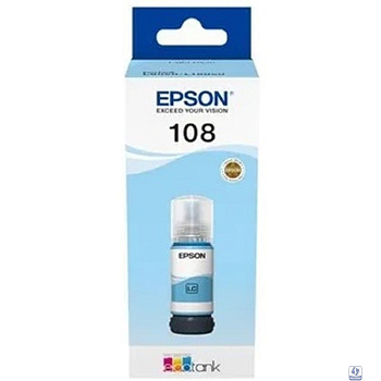 EPSON C13T09C54A  Картридж 108 EcoTank Ink для Epson L8050/L18050, Light Cyan 70ml