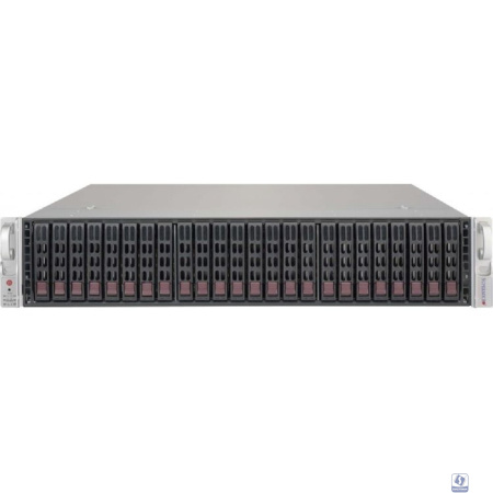 Supermicro server chassis CSE-216BE2C-R920LPB, 2U, 24 x 2.5" hot-swap SAS/SATA drive bay, optional 2 x 2.5" hot-swap drive bay, 1U 920W RPSU