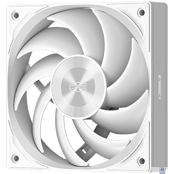 Кулер для корпуса/ PCCooler F5R120 (120x120x25mm, 4-pin PWM, 86.73CFM, 32dBA, 2200RPM, White)