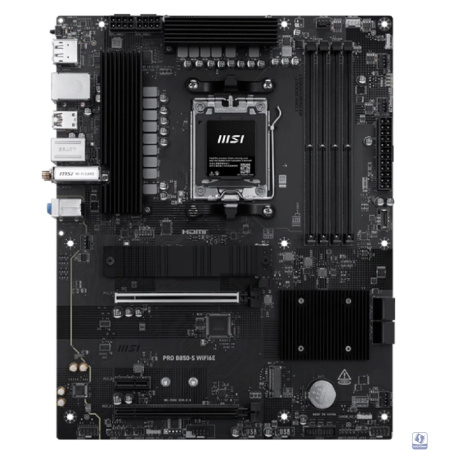 Материнская плата MSI PRO B850-S WIFI6E SocketAM5 AMD B850 4xDDR5 ATX AC`97 8ch(7.1) 2.5Gg RAID+HDMI+DP