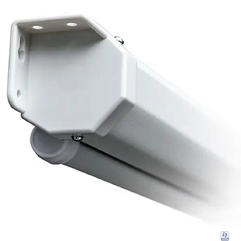 LUMIEN Eco Picture LEP-100126 137х192см рабочая область 104х186 см) (84") Matte White верх.кайма 30 см, восьмигранный корпус, возможность потолочн./настенного крепления, 16:9, цвет корпуса белый