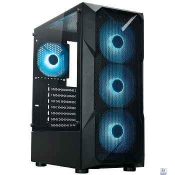 XASTRA Корпус  A304 4ARGB Black ATX/Mesh/half-size TG/4x120mm ARGB FC fans/ A304-4FC12A