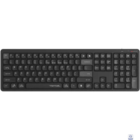Клавиатура беспроводная A4Tech Fstyler FBX55C black (USB, BT/Radio, slim, Multimedia) (FBX55C)
