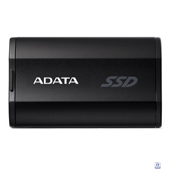 A-DATA Portable SSD 2TB SD810 External Type-C, USB 3.2 Gen2x2, up to R/W 2000/2000 MB/s, 72.7x44x12.2mm, Black (5 лет)