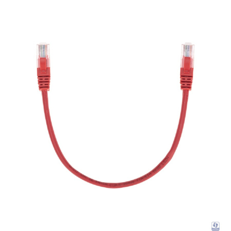 Rexant (02-0293-03) Патч-корд U/UTP, CAT 6, RJ45-RJ45, 26AWG, LSZH, красный, 0,3м