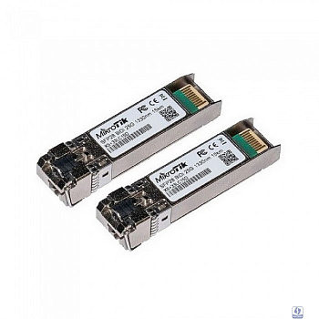 MikroTik XS+2733LC15D Пара трансиверов  SFP/SFP+/SFP28 modules 1/10/25G 15km 1270nm + 1330nm
