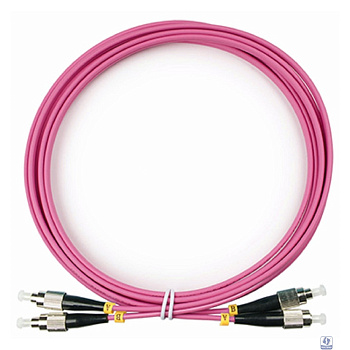 Cabeus FOP-50-OM4-FC-FC-3m Шнур оптический duplex FC-FC 50/125 mm OM4 3м LSZH