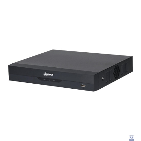 DAHUA DH-XVR5104HS-4KL-I3/T 4-канальный HDCVI-видеорегистратор с FR HDCVI, AHD, TVI, IP, CVBS 1 SATA III до 16Тбайт; видеоаналитика: SMD Plu 1 HDMI, 1 VGA; RJ45 100Мбит/с; аудиовх/вых: 1/1