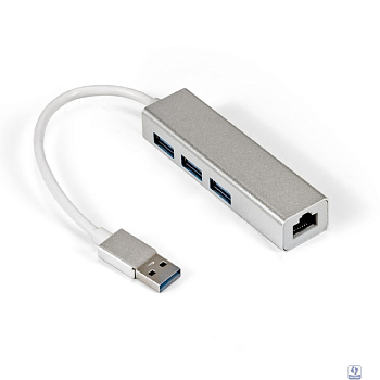 ExeGate EX294185RUS Кабель-адаптер ExeGate EXE-77U3T-45 (USB3.0 --> 3xUSB3.0 + 1xRJ45 UTP 1000Mbps RLT8153)