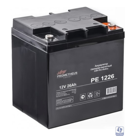 Prometheus Energy РЕ1226 (12V 26Ah) аккумулятор свинцово-кислотный