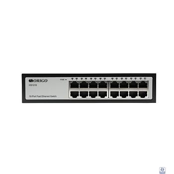 ORIGO OS1216/A1A Неуправляемый коммутатор 16x100Base-TX, корпус металл