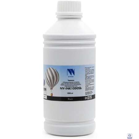 Чернила NV PRINT сублимационные NV-INK1000BkSb для аппаратов Epson, Mimaki, Mutoh, Roland (1000ml) Black