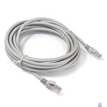 Exegate EX290422RUS Патч-корд LSZH UTP-RJ45-RJ45-5e-10M-LSZH-GY, UTP, cat.5e, 10м, серый