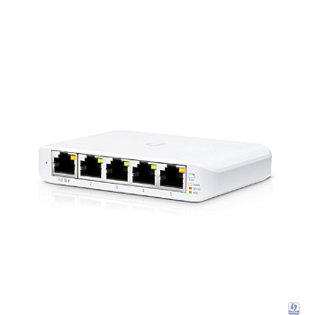 UBIQUITI USW-Flex-Mini Коммутатор, 5х 1G RJ45, 802.3af/at PoE in