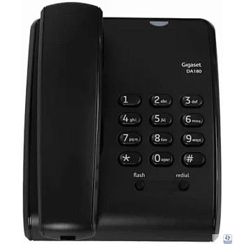 Gigaset [S30054-S6535-S301] DA180 черный Телефон проводной 