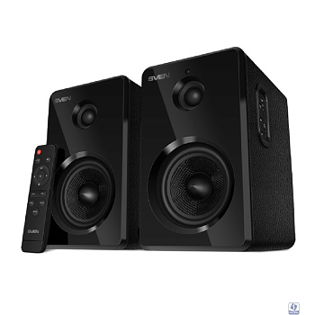Компьютерная акустика 2.0 Sven SPS-730 черный (50 Вт, BT, пульт, USB, microSD)